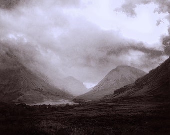 Glencoe Mist Scotland | Scottish Paintings | Art Prints