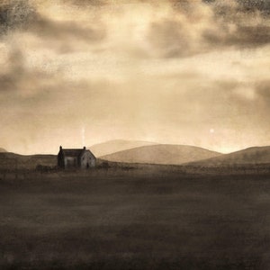 A Moonlit Croft Scotland | Scottish Paintings | Art Prints
