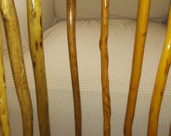 Sturdy hiking stick or walking aid, gift, hand finished, sturdy support for stability CHOOSE SIZE