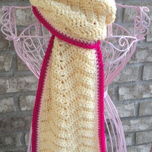 Women&#39;s Teens Crochet Chevron Scarf &quot;The TonyaChevronScarf&quot;