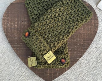 Women's Teens Crocheted Fingerless Gloves Arm Warmers Wrist Warmers Handwarmers The Cannucci Fingerless Gloves