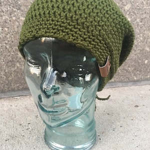 Women&#39;s Teens Crocheted Slouchy Beanie Beret Hat Skully The Shereice Slouchy Beanie