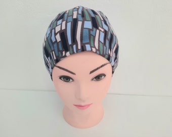 Chemo Jersey Hat, Printed Chemo Hat, Chemo Jersey Hat