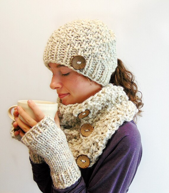 scarf gloves hat gift set