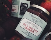 Highly Addictive Fig & Walnut Chutney 12oz Jar. Handmade in UK. Perfect for gifts or wedding favors