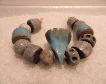 creative set kit designer beads earthy organic rustic etsy