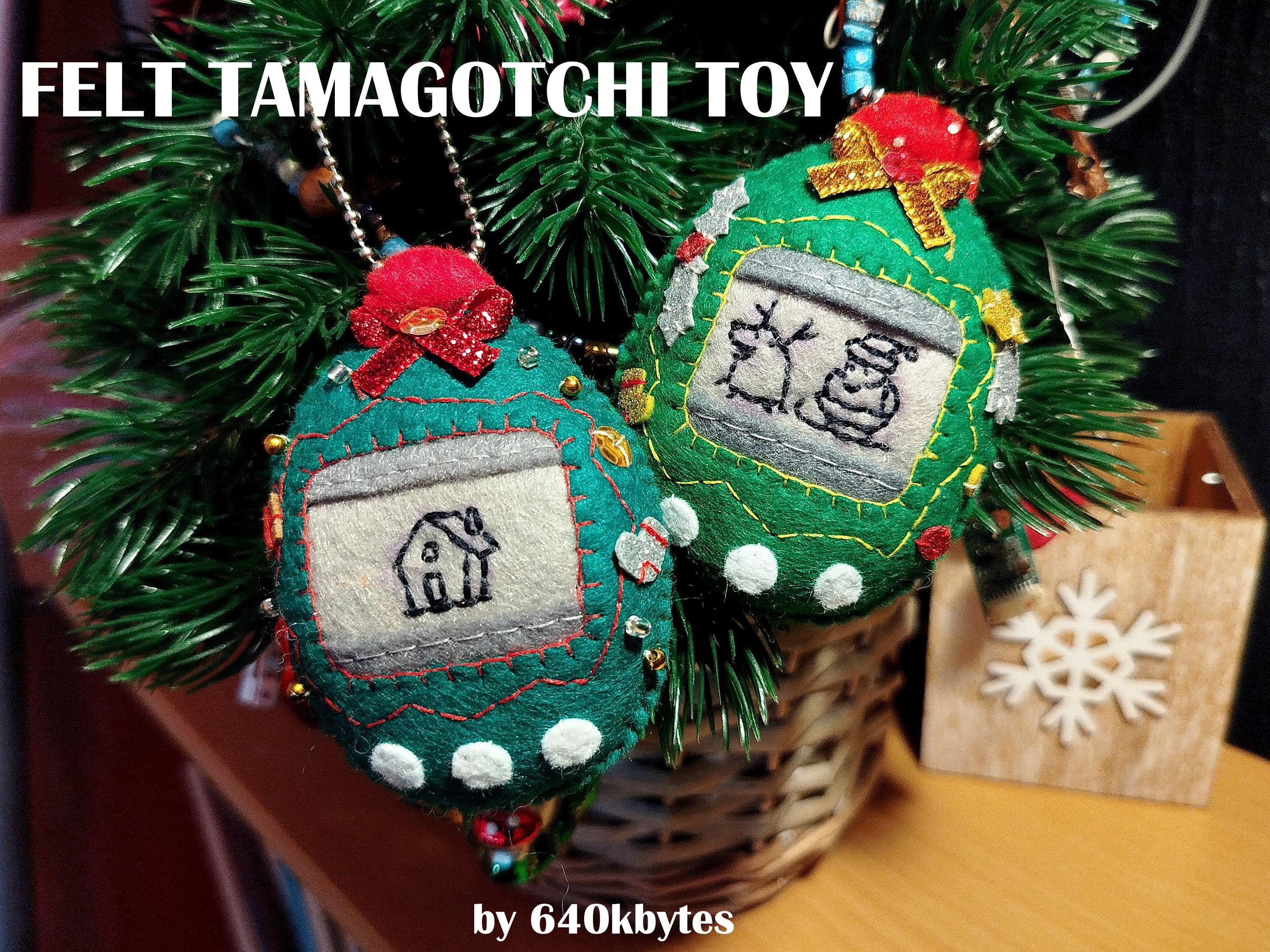 サンタゴッチのバーチャルペットをモチーフにした、クリスマス用 