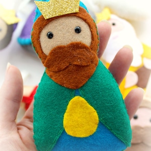 PDF pattern for felt Nativity Garland, full instructions and templates, Digital Pattern, Instant Download, Christmas garland, felt kit, DIY image 9