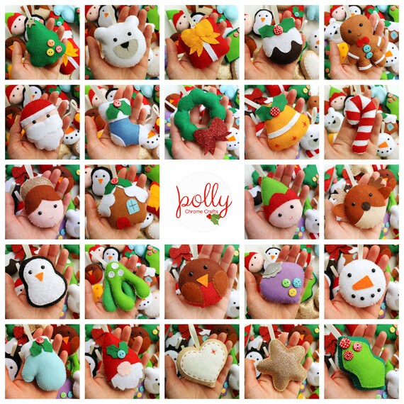 Make your Own Felt Christmas Decorations Make your Own Felt Christmas Decorations