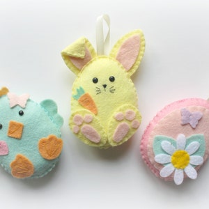 Make Your Own Felt Easter Friends Garland Kit. Easter Decorations ...