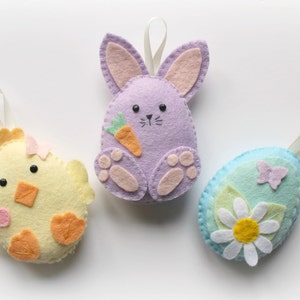 Make Your Own Felt Easter Friends Garland Kit. Easter Decorations ...