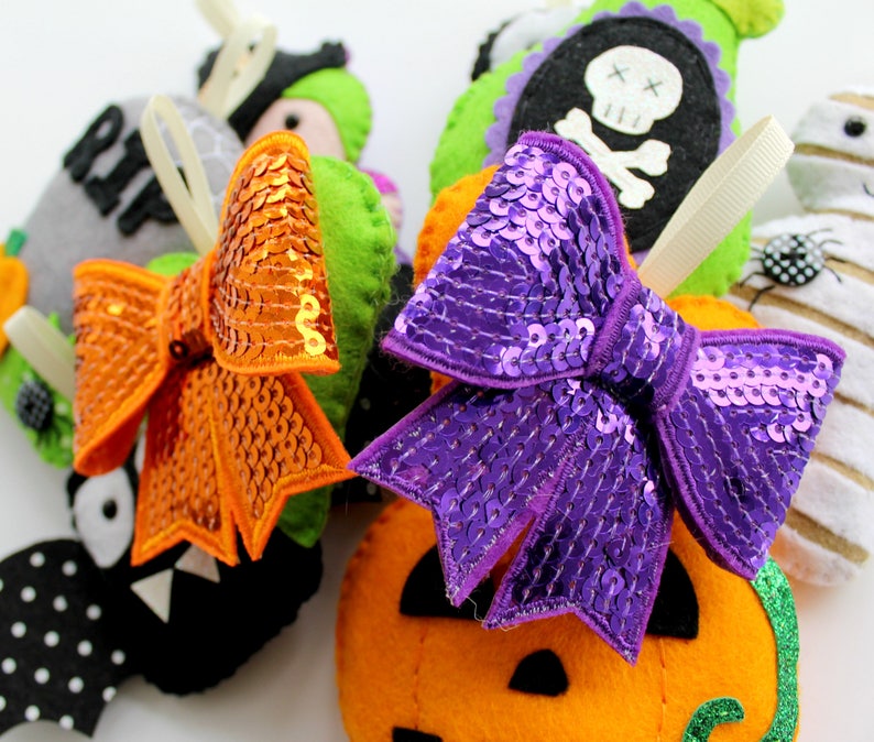 Make Your Own Felt Halloween Garland Kit. Sewing Pattern. DIY Etsy UK