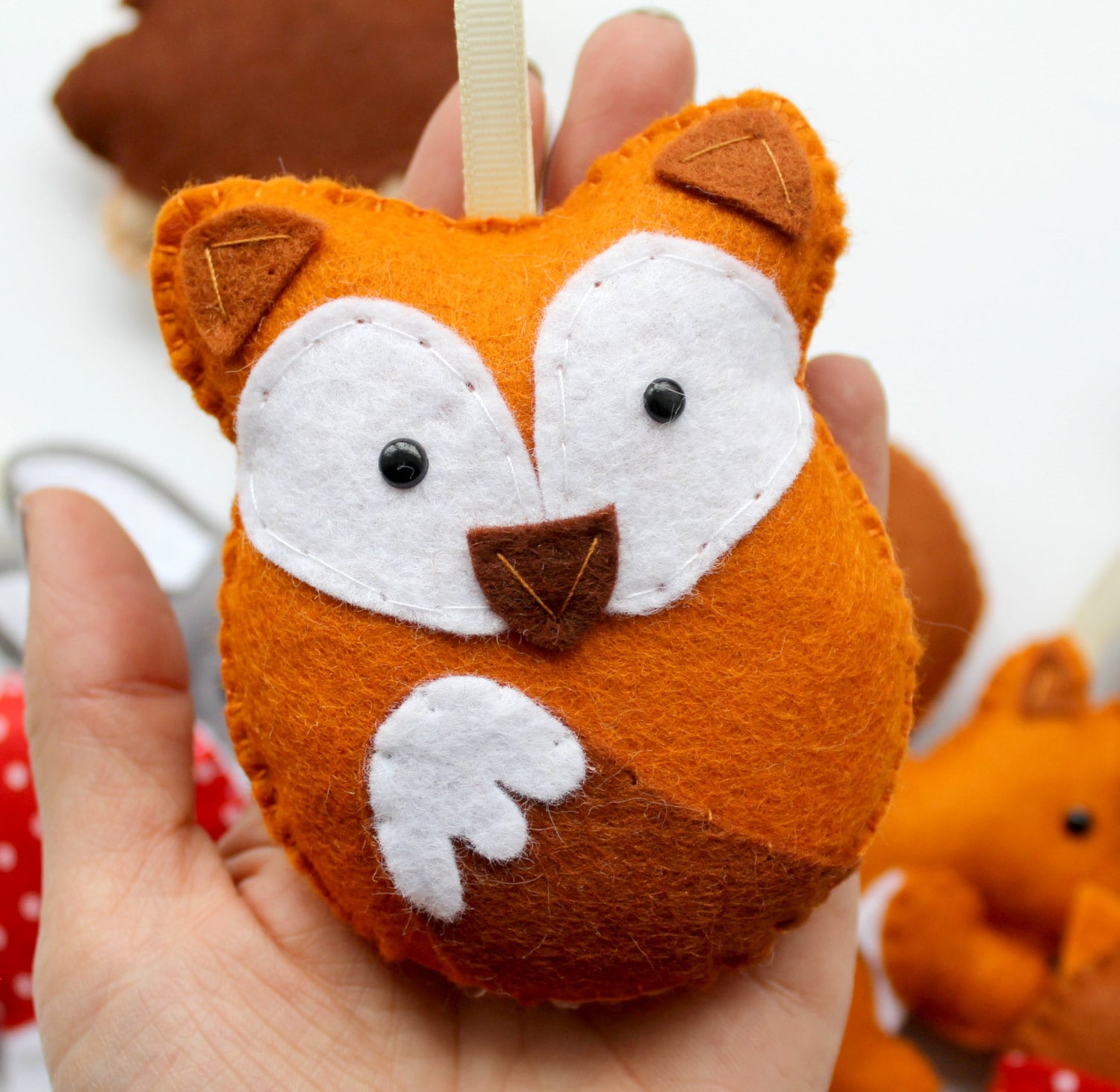 Make Your Own Felt Woodland Garland Kit. Sewing Pattern. DIY Etsy UK