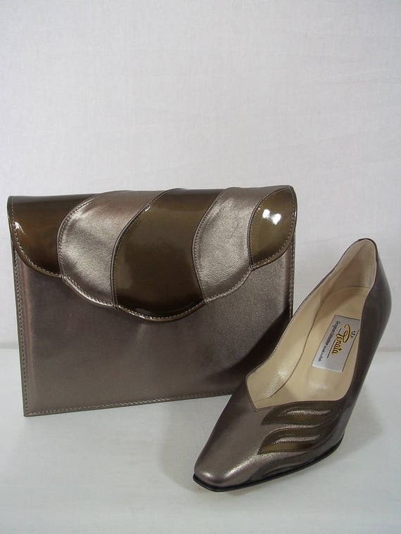 olive green shoes and bag