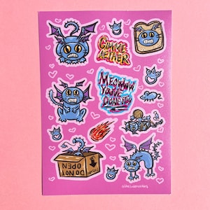 FFXIV Sticker Sheets A 6 Matte