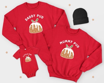 mummy daddy and baby christmas jumpers