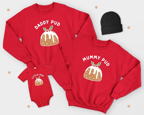 mummy daddy baby christmas jumpers