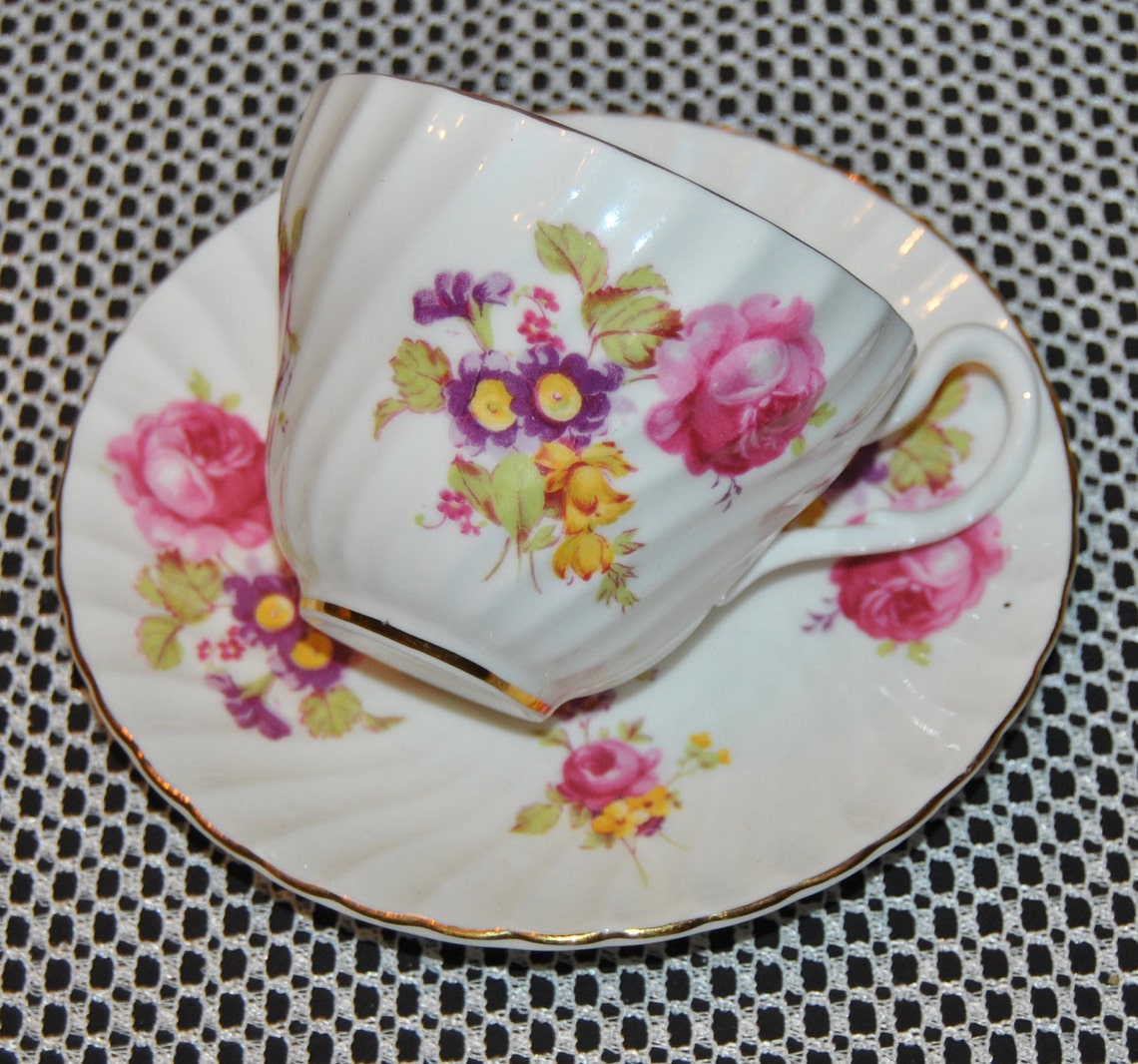 Beautiful Vintage Heathcote Fine Bone China Teacup And Etsy