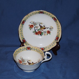 Beautiful Rare Circa 1927, Royal Albert Crown China, Fine Bone China Teacup And Saucer
