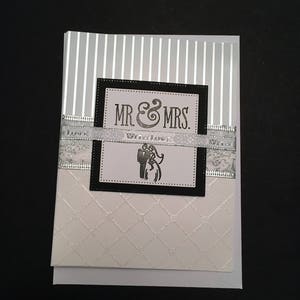 Grußkarten, Hochzeitskarte, Mr-Mrs, Liebe, Glückwünsche, Geburtstagskarten, , , Hand gefertigt, erschwinglich, alle Gelegenheiten, großes Sortiment