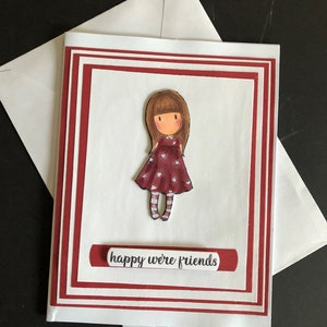 Cartes de voeux, carte de l'amitié, carte spéciale, ami, compagnon, collègue, fabriqué à la main, abordable, toutes les occasions, large assortiment