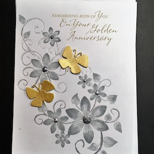 Wenskaart gouden jubileum