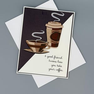 Carte faite main, carte de l'amitié, grande variété de cartes au choix, assortiment de techniques de création, unique en son genre.