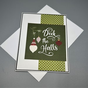 Weihnachtskarte, Sentiment Inside, Karte für jedermann, Handgefertigt, Erschwinglich, Sonderbestellung, Karte mit Liebe gemacht, Süße Karte, Freund, Familie