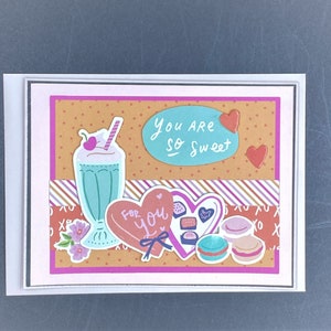 Carte de Saint-Valentin, sentiment à l'intérieur, carte pour conjoint, fabriquée à la main, abordable, commande spéciale, carte faite avec amour, jolie carte, ami, famille
