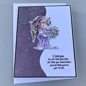 Carte de Saint-Valentin, sentiment à l'intérieur, carte pour conjoint, fabriquée à la main, abordable, commande spéciale, carte faite avec amour, jolie carte, ami, famille