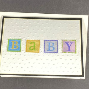 Carte de naissance, sentiment à l'intérieur, carte de félicitations, fait main, abordable, commande spéciale, carte faite avec amour, jolie carte, ami, famille