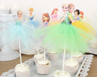 Princess themed cake toppers- Elsa like , Sleeping Beauty like and MANY  more * NEW *