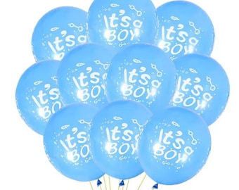 10pcs ' Its a Boy ' ' Its a Girl ' Balloon Set