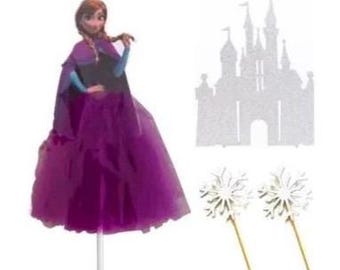 Anna Like Princess/ Silvery Glittery Castle/Snowflakes Bundle Set