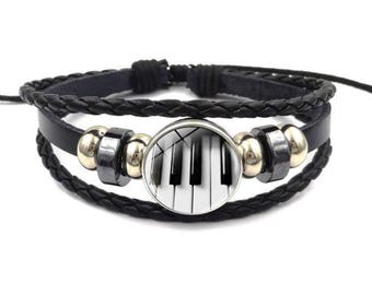 Piano Braided Bracelet- ideal for gifts ,