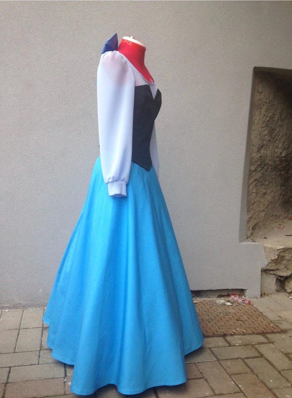 Ariel Disney Little Mermaid Blue Dress - Etsy Ariel Disney Little Mermaid Blue Dress - Etsy