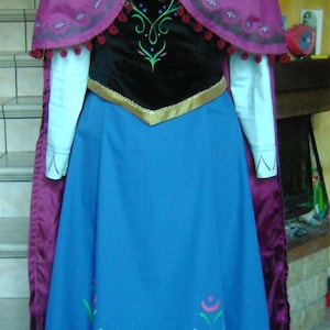 Anna Frozen Disney Costume Cosplay - Etsy