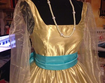 Anastasia movie cartoon yellow dress