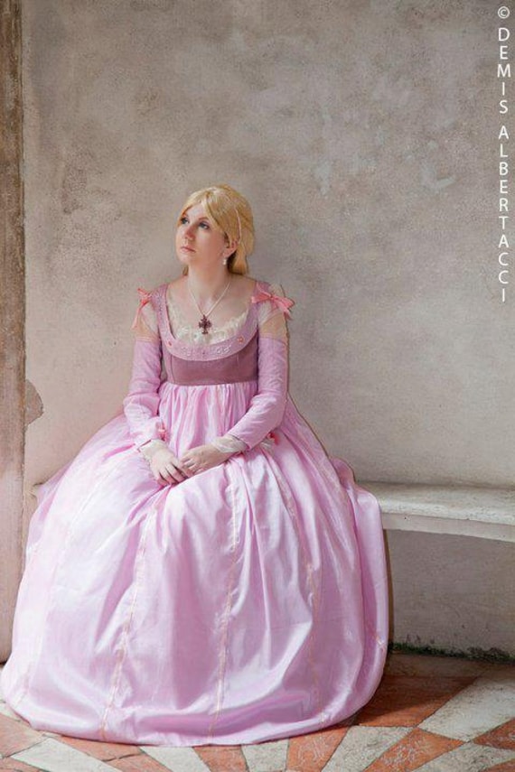 pink renaissance dress