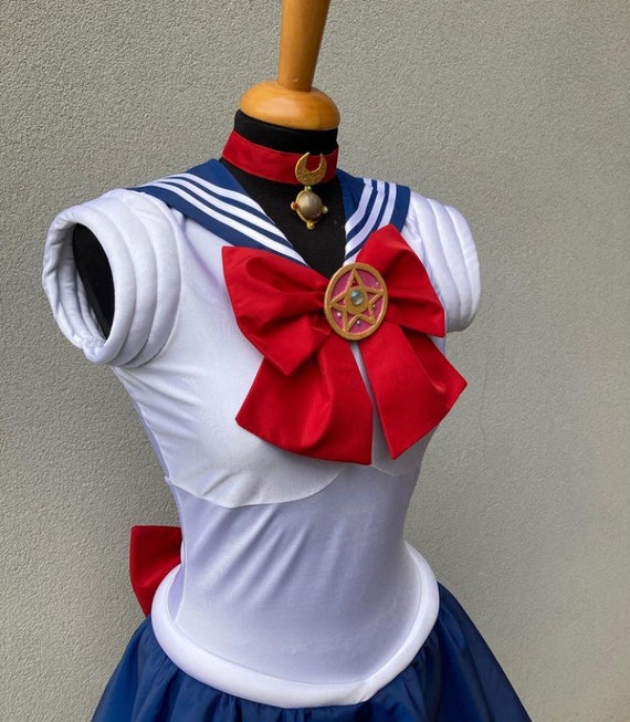 パンツ Sailor Collar All-in-one ROSARYMOON animecore harajuku preppy Seven deadly sins sailor collar