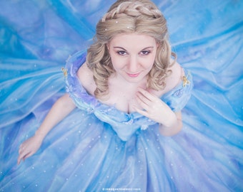 Ella Cinderella Disney Movie 2015 Blue Ballgown - Etsy Ella Cinderella Disney Movie 2015 Blue Ballgown - Etsy