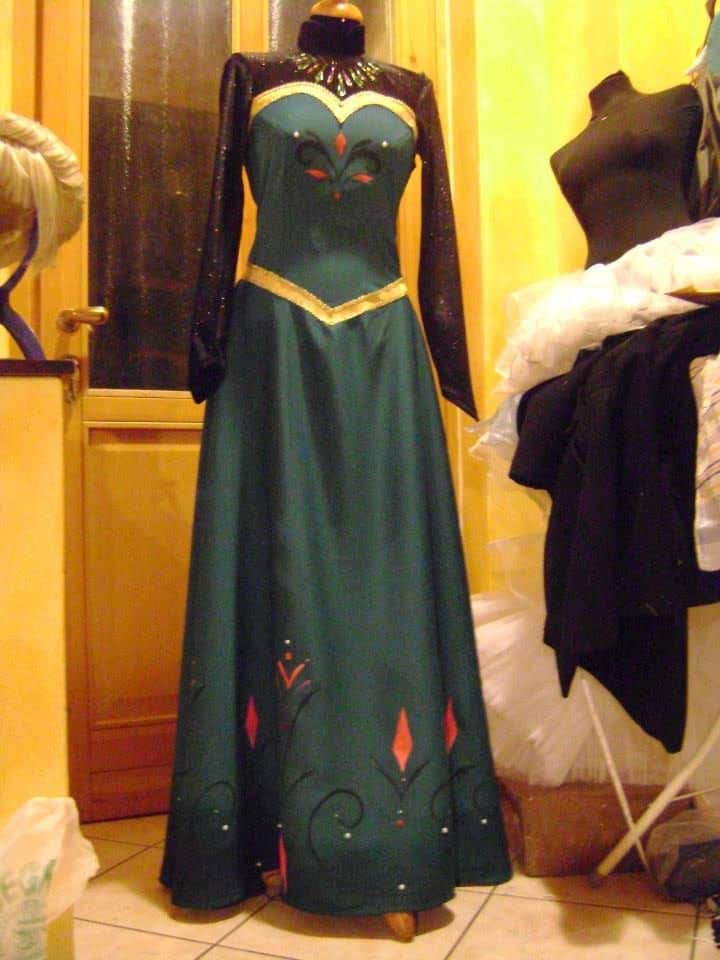 Elsa coronation cheap dress cosplay
