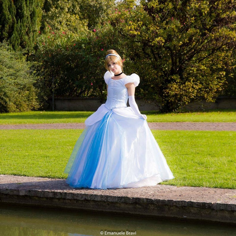 cinderella in her ball gown