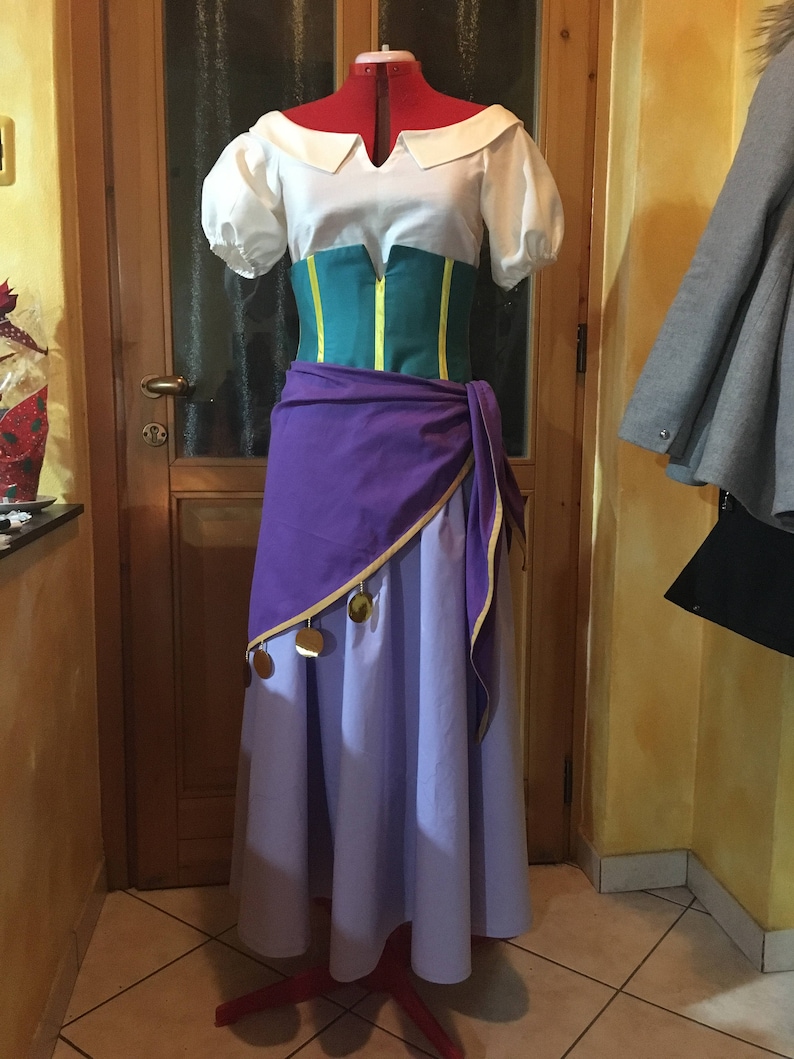 Esmeralda the Hunchback of Notre Dame Costume Cosplay Etsy