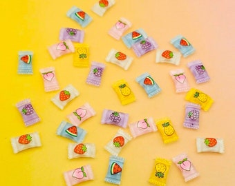 Kawaii Candy 3D Nail Charm (tamaño: 0.37x0.21 pulgadas)