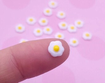 Kawaii Fried Egg Sunny Side Up Nail Charm (size: 0.24 inches)