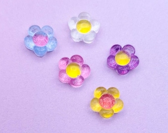 Flower Nail Charm (size: 0.35 inches)