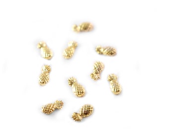 Mini Pineapple Nail Art Charms  (3pcs)