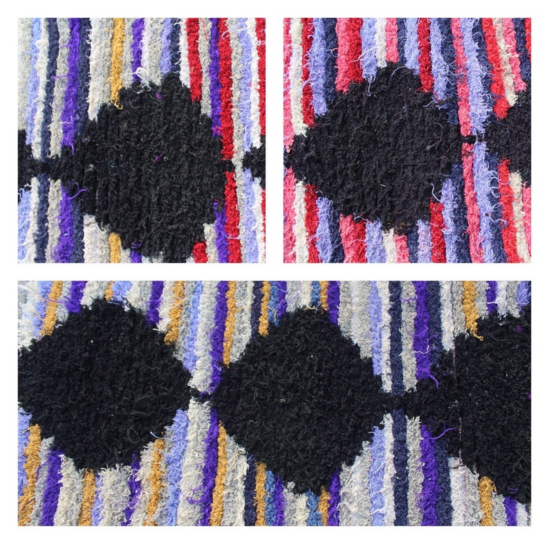 Simply gorgeous Boucherouite rug rag