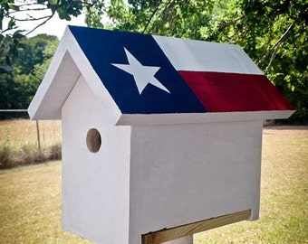 Texas Flag Birdhouse